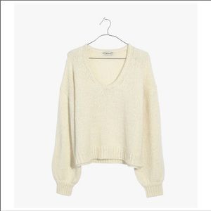 EUC Madewell balloon sleeve sweater